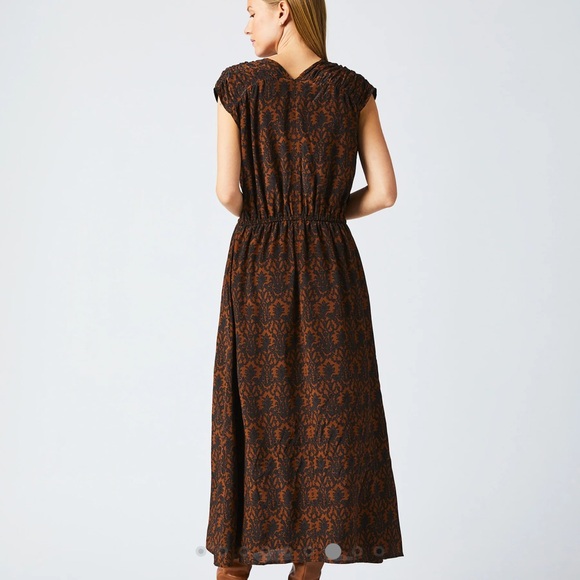 gorgeous silk print Billy Reid dress - Picture 4 of 9